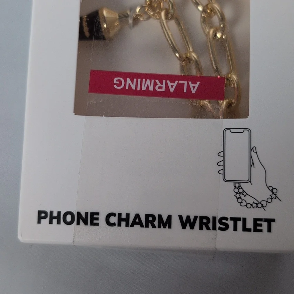 BaubleBar Espresso Martini Themne Phone Charm Wristlet